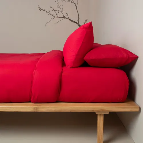 Παπλωματοθήκη Cotton Feelings 113 Red Διπλή (200x250)