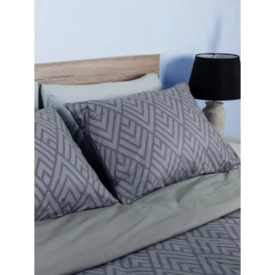 Παπλωματοθήκη Cotton Feelings 2036 Grey Διπλή (200x250)