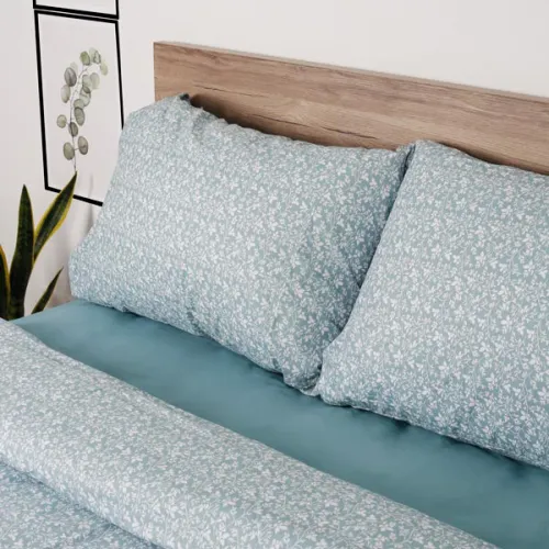 Παπλωματοθήκη Cotton Feelings 920 Aqua Υπέρδιπλη (230x250)