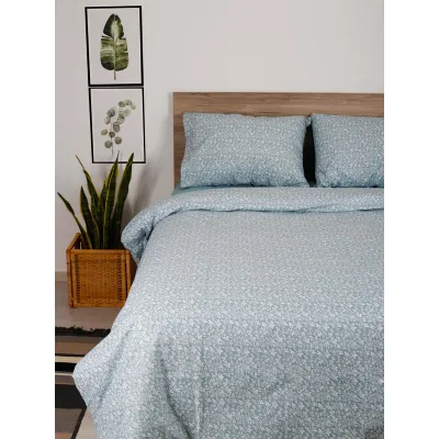 Παπλωματοθήκη Cotton Feelings 920 Aqua Υπέρδιπλη (230x250)