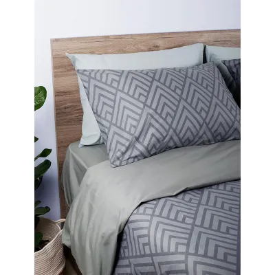 Παπλωματοθήκη Cotton Feelings 2036 Grey Μονή (170x250)