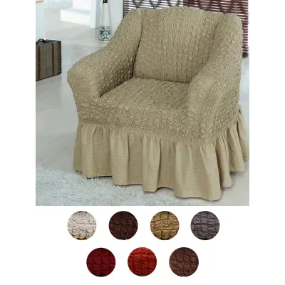 Κάλυμμα σαλονιού Γκοφρέ Brown