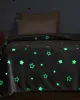 Κουβέρτα φωσφοριζέ κούνιας Stars Pink 110x140