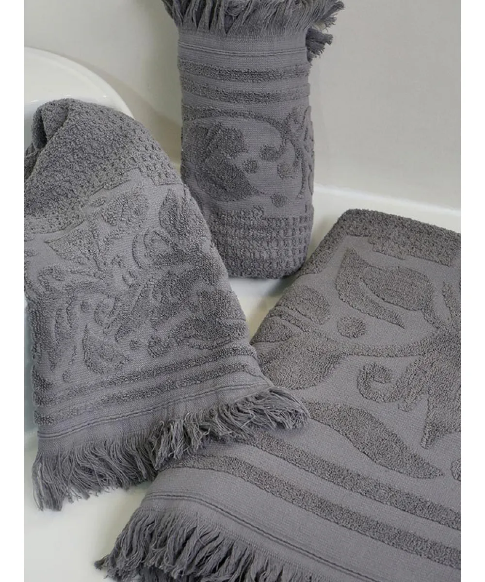 Πετσέτα Κρόσι 5 Dark Grey Προσώπου (50x90)