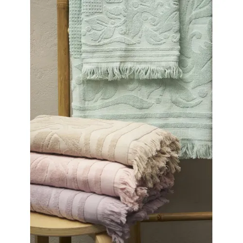 Πετσέτα Κρόσι 10 Ecru Μπάνιου (80x150)