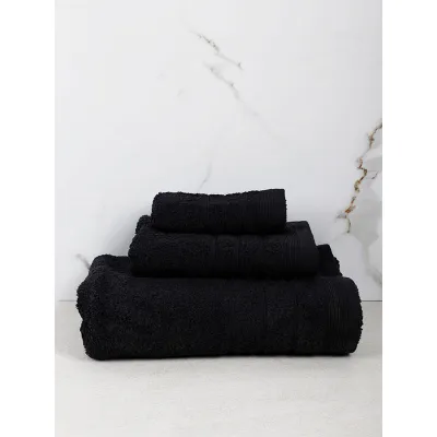 Πετσέτα Χίμπουρι 15 Black Χεριών (40x60)