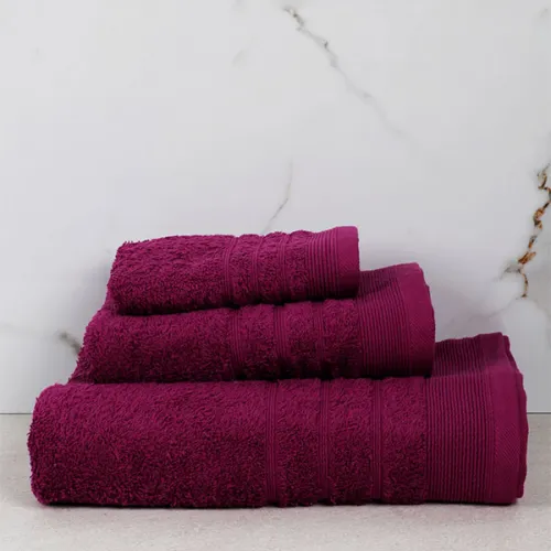 Πετσέτα Χίμπουρι 5 Mauve Προσώπου (50x90)