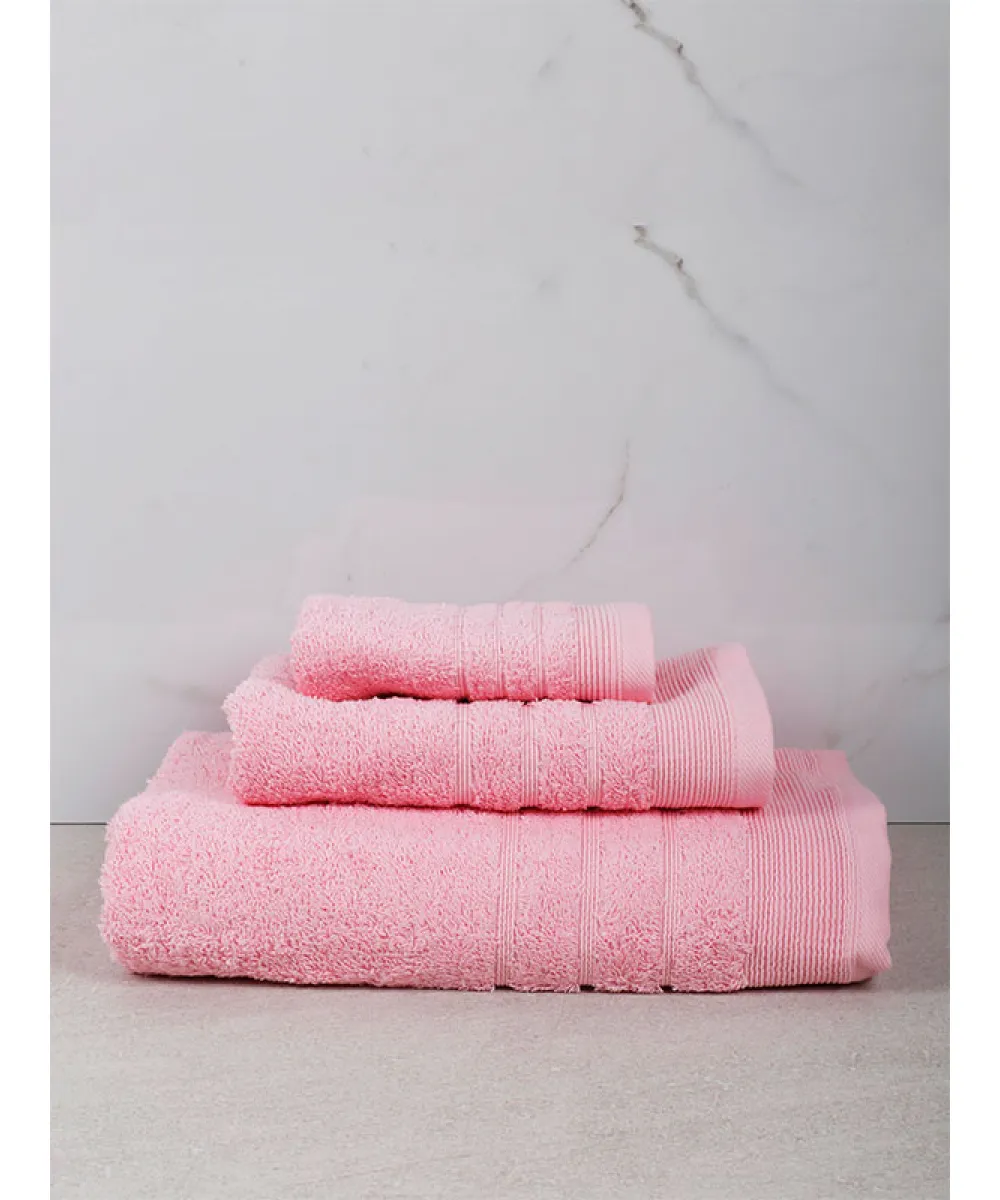 Πετσέτα Χίμπουρι 1 Pink Σετ 3 τεμ.