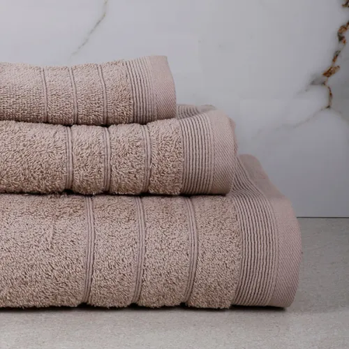Πετσέτα Χίμπουρι 11 Medium Beige Σετ 3 τεμ.
