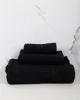 Πετσέτα Χίμπουρι 15 Black Σετ 3 τεμ.