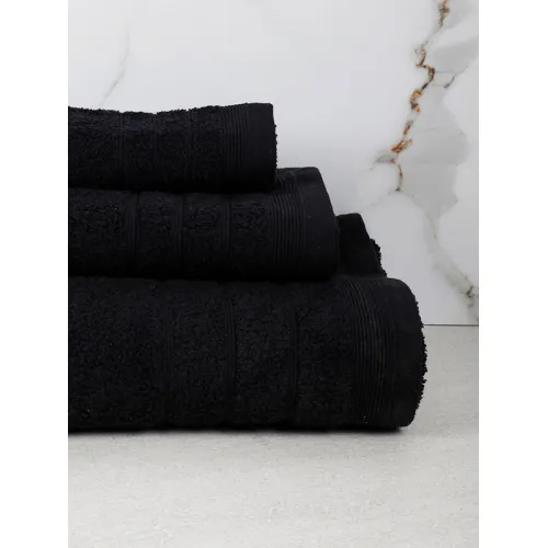 Πετσέτα Χίμπουρι 15 Black Μπάνιου (70x140)