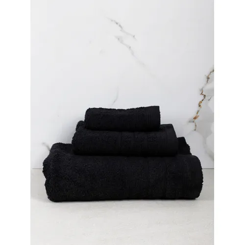 Πετσέτα Χίμπουρι 15 Black Μπάνιου (70x140)