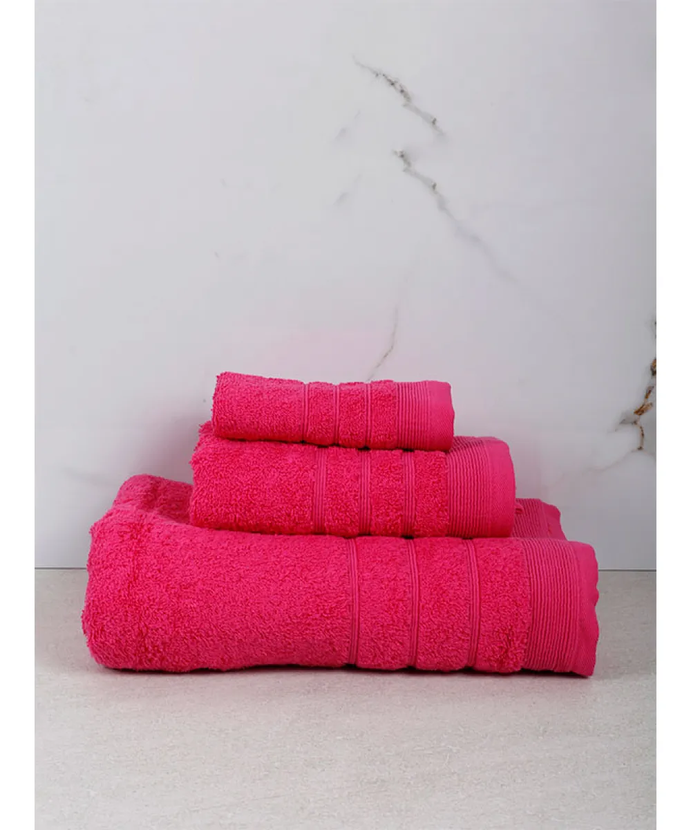 Πετσέτα Χίμπουρι 4 Fuchsia Μπάνιου (70x140)