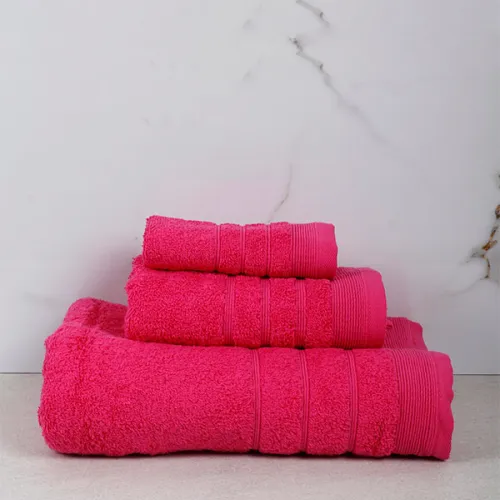 Πετσέτα Χίμπουρι 4 Fuchsia Μπάνιου (70x140)