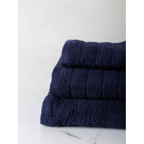 Πετσέτα πενιέ Dory 27 Navy Προσώπου (50x100)