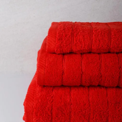 Πετσέτα πενιέ Dory 3 Red Προσώπου (50x100)