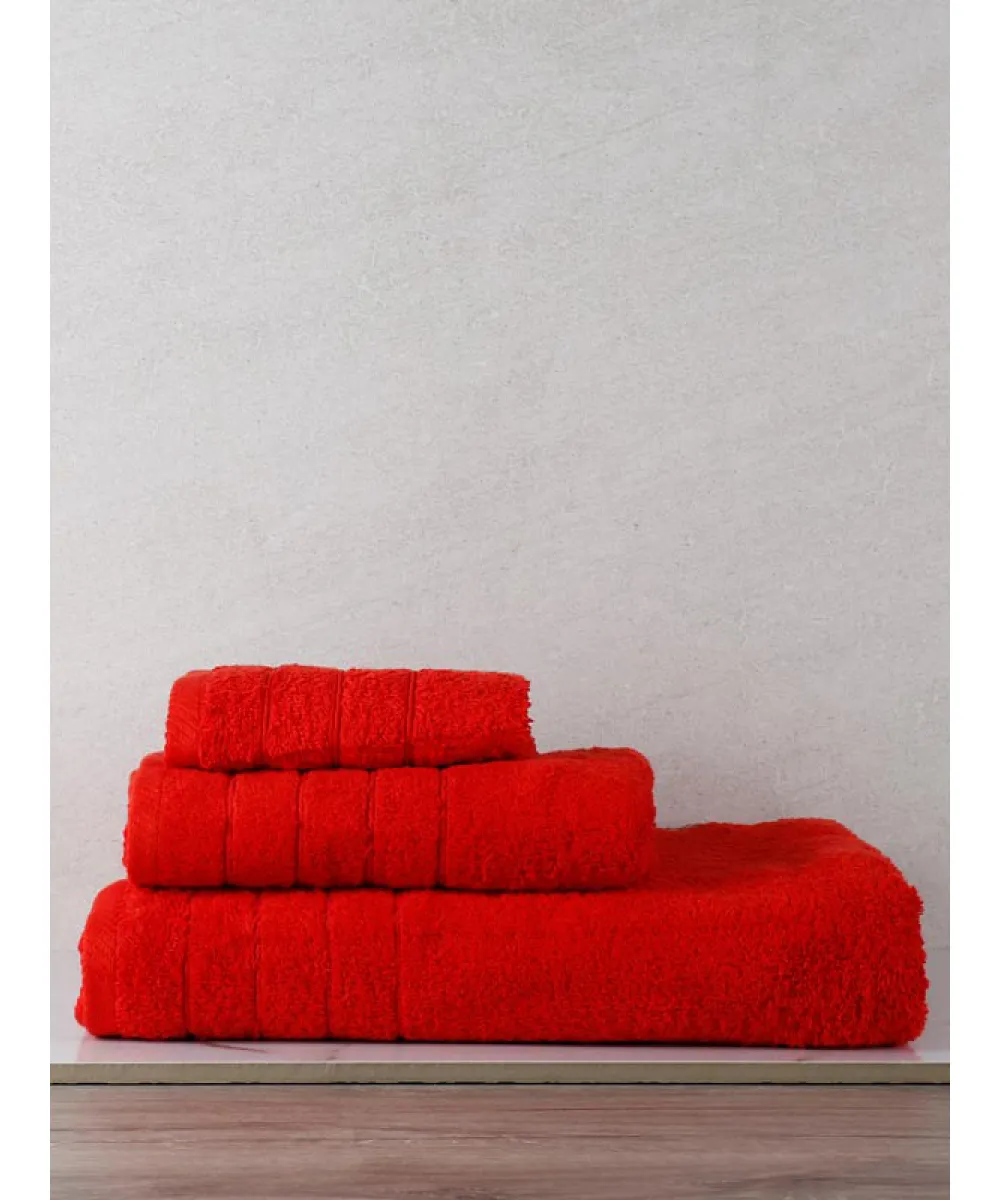 Πετσέτα πενιέ Dory 3 Red Προσώπου (50x100)
