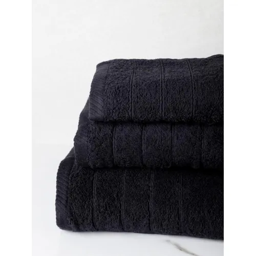 Πετσέτα πενιέ Dory 21 Black Μπάνιου (80x150)