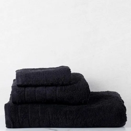 Πετσέτα πενιέ Dory 21 Black Μπάνιου (80x150)