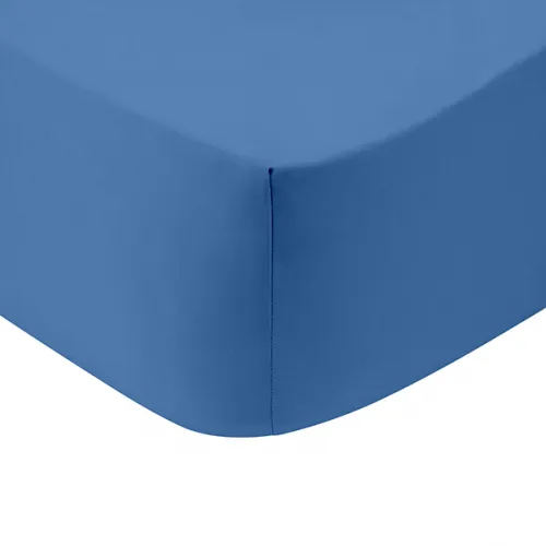 Κατωσέντονο Cotton Feelings με λάστιχο 104 Blue Μονό (100x200 30)
