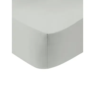 Κατωσέντονο Cotton Feelings με λάστιχο 106 Light Grey Ημίδιπλο (120x200 30)