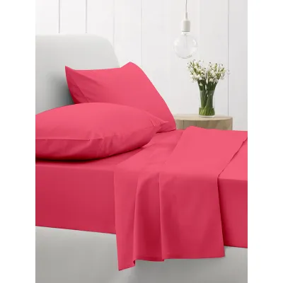 Κατωσέντονο Cotton Feelings με λάστιχο 112 Fuchsia Ημίδιπλο (120x200 30)