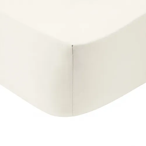 Κατωσέντονο Cotton Feelings με λάστιχο 100 White Διπλό (160x200 30)
