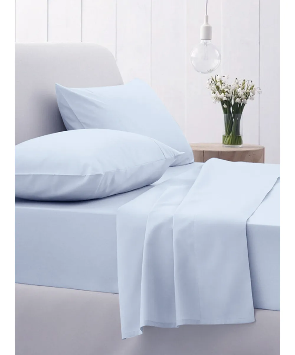 Σετ Σεντόνια Cotton Feelings 103 Light Blue Μονό (165x270)