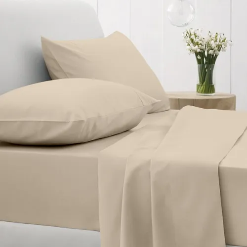 Σετ Σεντόνια Cotton Feelings 109 Sand Μονό (165x270)