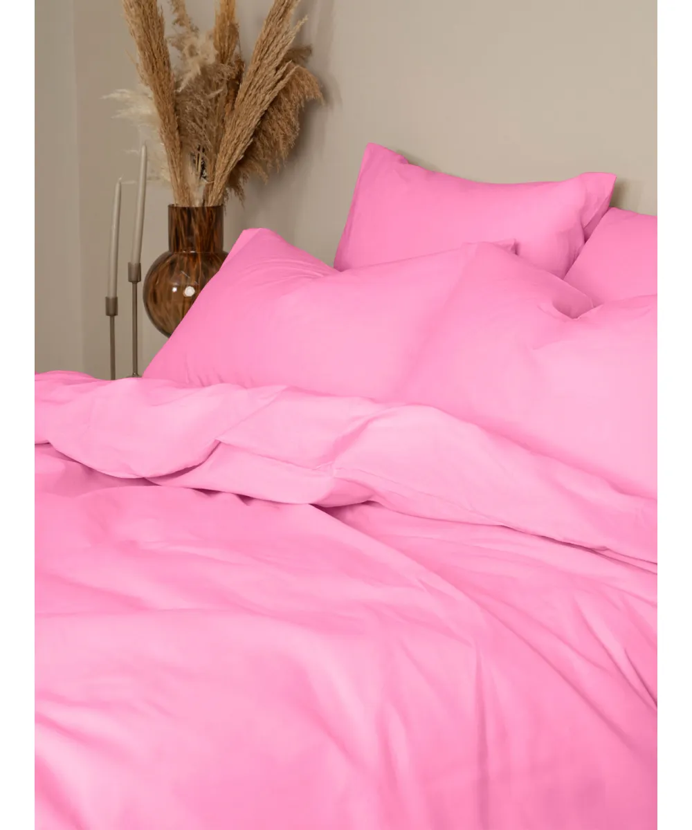 Σετ Σεντόνια Cotton Feelings 112 Fuchsia Μονό με λάστιχο(105x205 30)