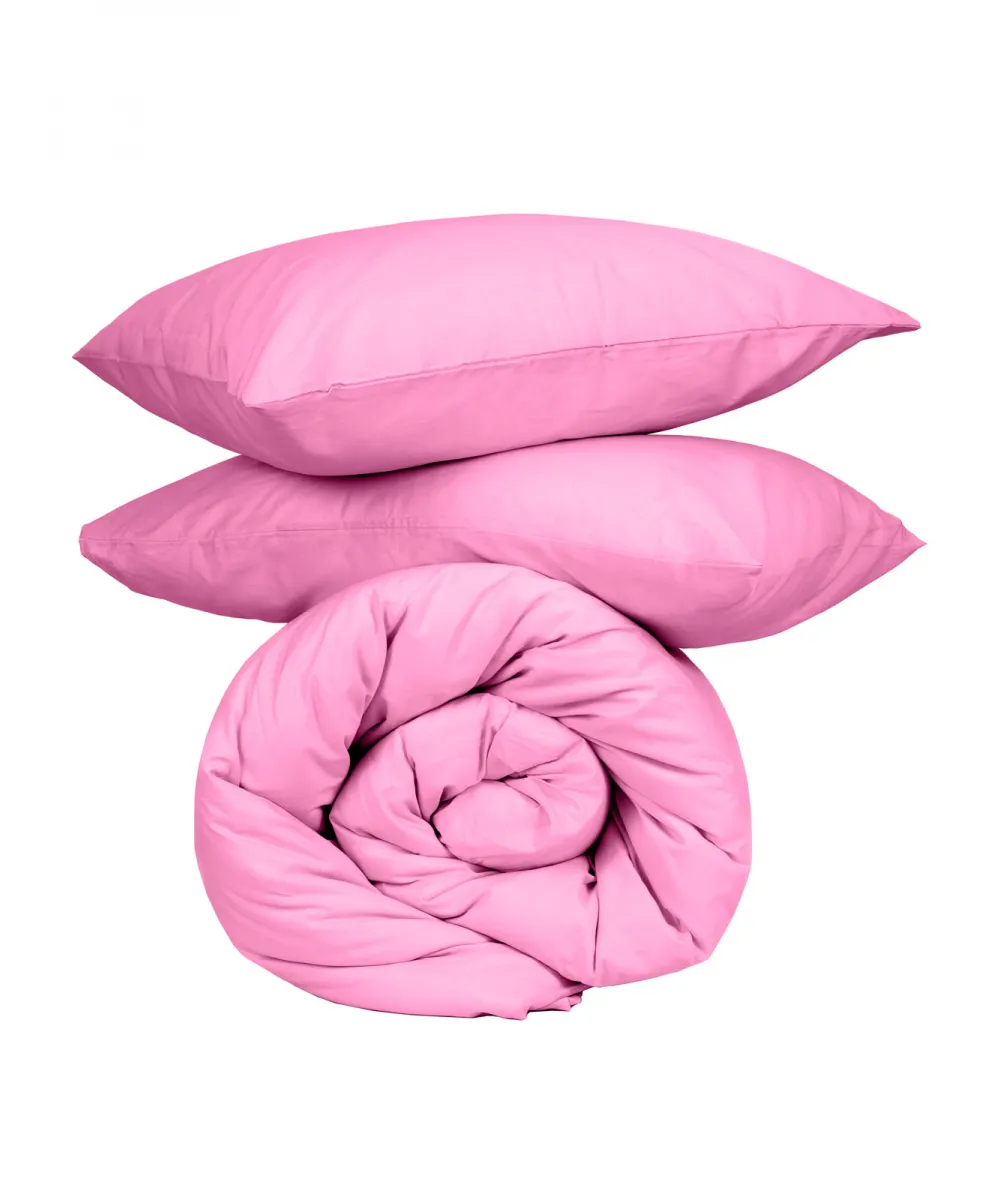 Σετ Σεντόνια Cotton Feelings 112 Fuchsia Μονό με λάστιχο(105x205 30)