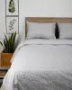 Σετ Σεντόνια Cotton Feelings 920 Grey Μονό (165x270)