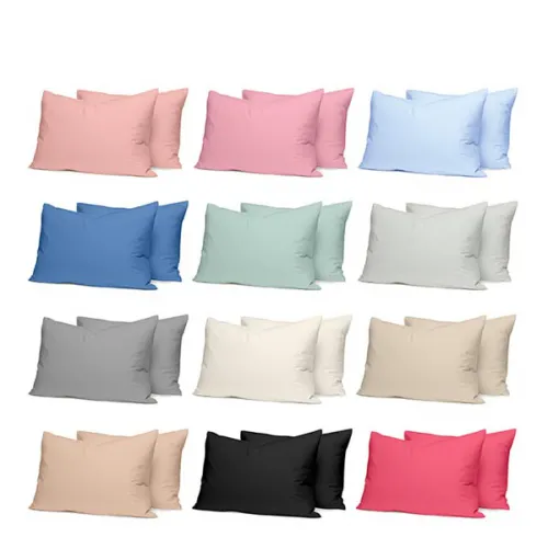 Σετ Σεντόνια Cotton Feelings 100 White Διπλό με λάστιχο (150x205 30)