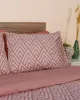 Σετ Σεντόνια Cotton Feelings 2036 Pink Διπλό (200x270)