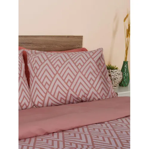 Σετ Σεντόνια Cotton Feelings 2036 Pink King Size (260x270)