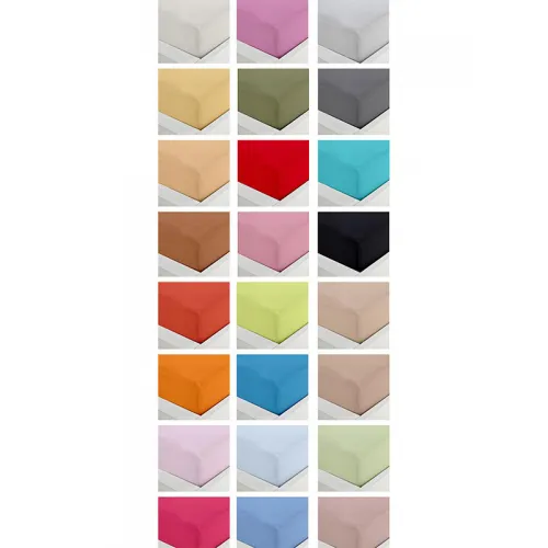 Κατωσέντονο Menta με λάστιχο 18 Light Grey Διπλό (160x200 20)