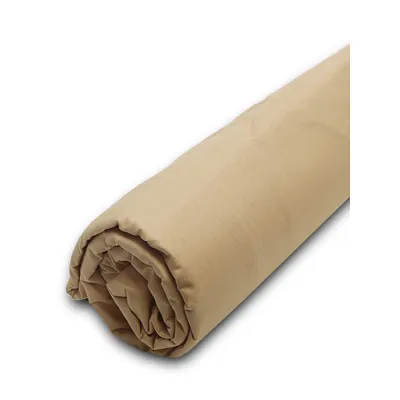 Κατωσέντονο Menta με λάστιχο 4 Beige Ημίδιπλο (120x200 20)