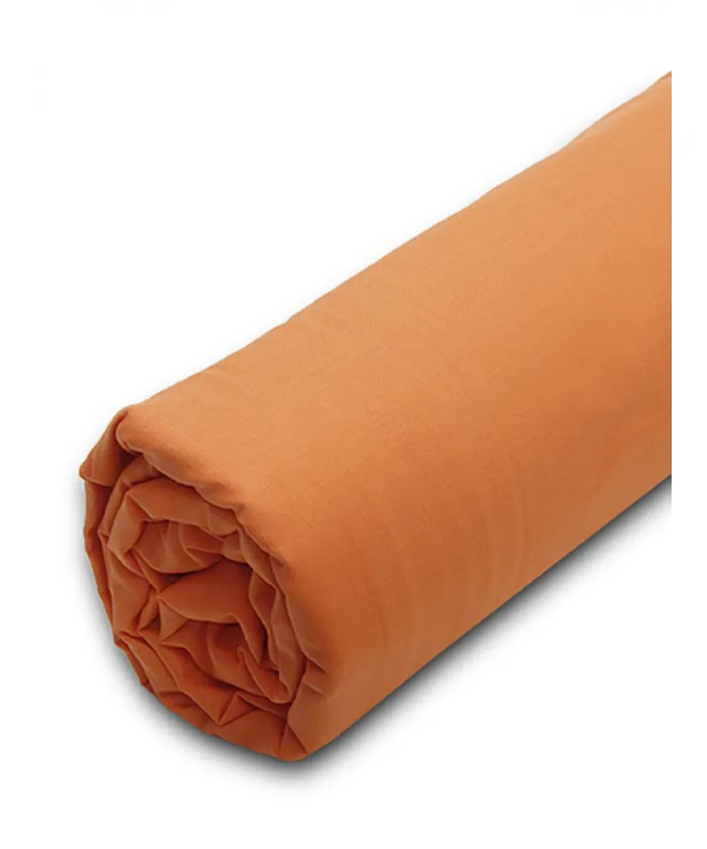 Κατωσέντονο Menta με λάστιχο 7 Orange Διπλό (160x200 40)
