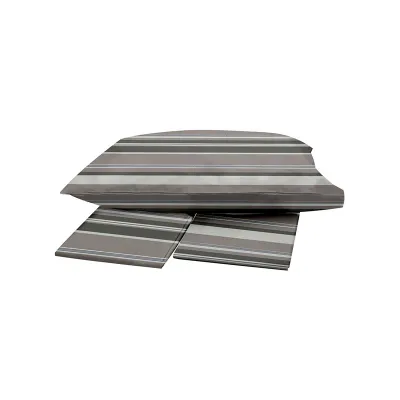 Σετ Σεντόνια Menta Εμπριμέ 550 Grey Μονο (160x250)