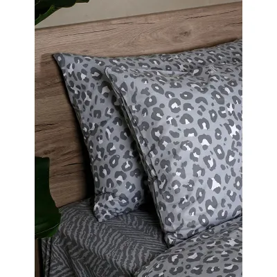 Παπλωματοθήκη Cotton Feelings 2044 Grey Μονή (170x250)