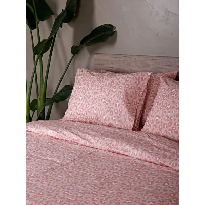Παπλωματοθήκη Cotton Feelings 2044 Pink Διπλή (200x250)