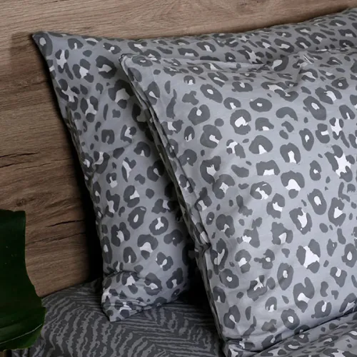 Σετ Σεντόνια Cotton Feelings 2044 Grey Μονό (165x270)