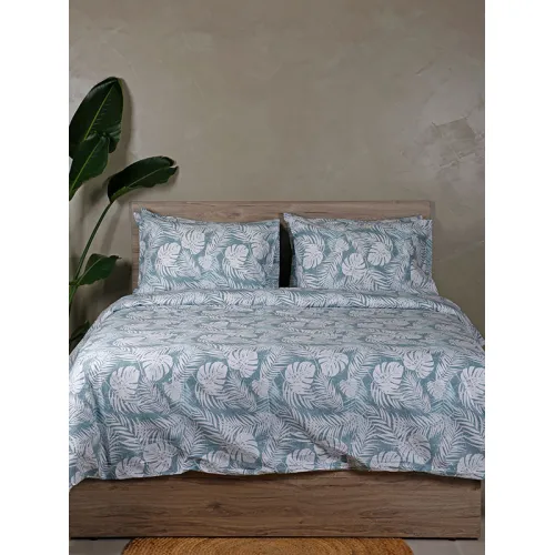 Σετ Σεντόνια Cotton Feelings 2038 Aqua Υπέρδιπλο (235x270)