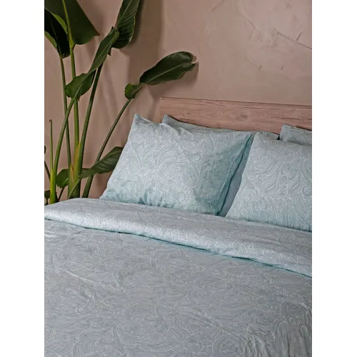 Σετ Σεντόνια Cotton Feelings 2040 Aqua King Size (260x270)