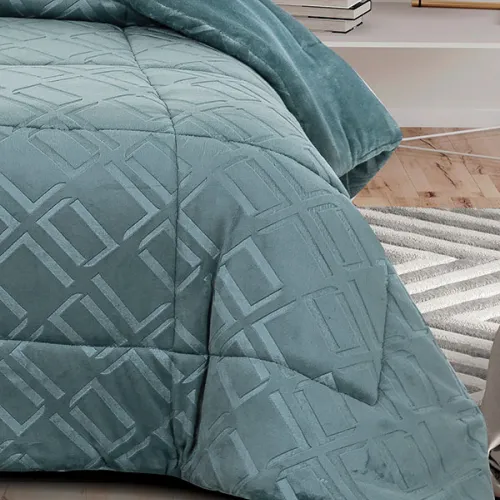 Κουβερτοπάπλωμα Klelia Blue Υπέρδιπλο (220x240)