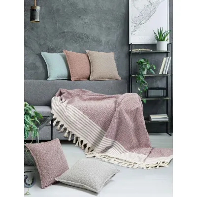 Ριχτάρι TENT BORDO Ριχτάρι τριθέσιου καναπέ: 170 x 300 εκ.