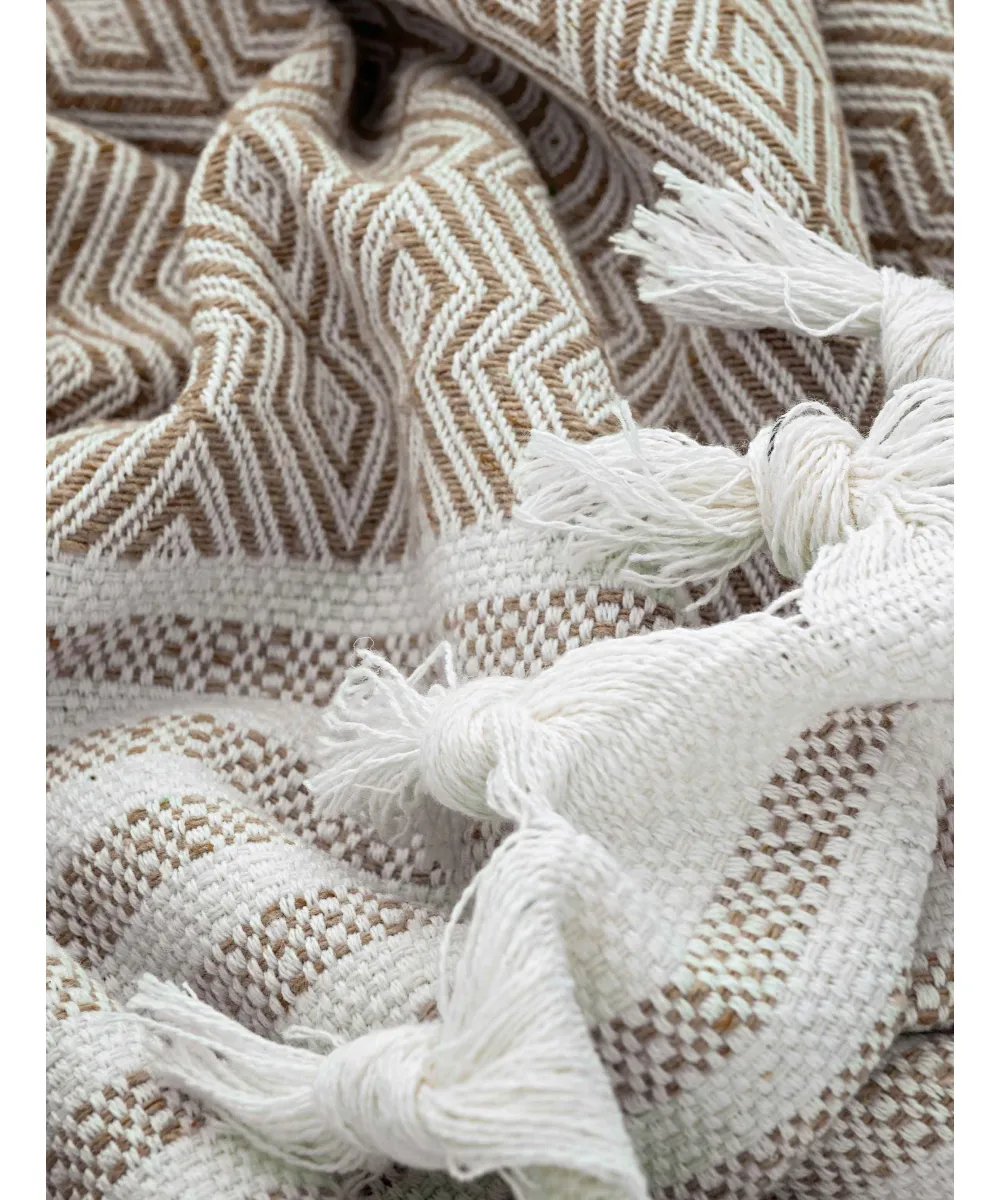 Ριχτάρι TENT BEIGE Ριχτάρι τριθέσιου καναπέ: 170 x 300 εκ.