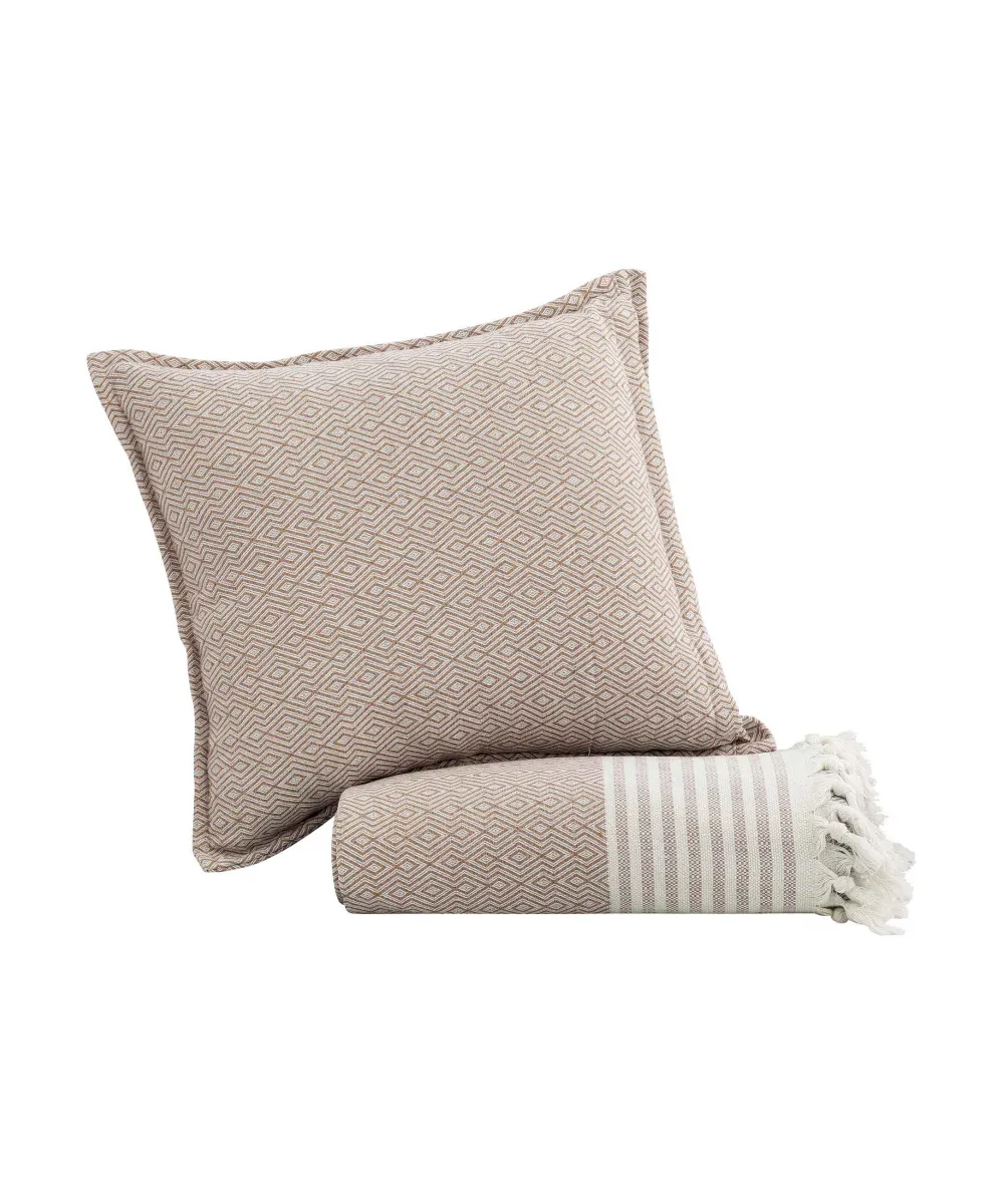 Ριχτάρι TENT BEIGE Ριχτάρι τριθέσιου καναπέ: 170 x 300 εκ.