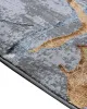 Χαλί MARBLE GREY GOLD Στρόγγυλο χαλί 165 εκ.
