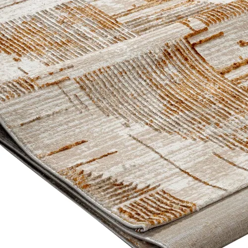 Χαλί FEATHERS BEIGE GOLD Διάδρομος 70 εκ.